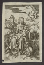 Maria mit der Meerkatze