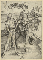 Das Fräulein zu Pferd und der Landsknecht