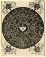 Knoten mit herzförmigem Schild