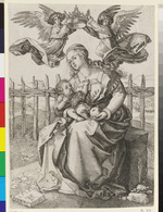 Die Jungfrau von zwei Engeln gekrönt