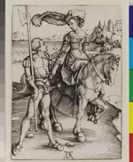 Das Fräulein zu Pferd und der Landsknecht