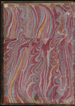 Portraits Tom. I., Einband Vorderdeckel innen