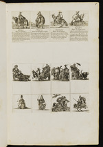 5. / 5 - 8. | Reine Didon ... quatre petites figures. Differentes petites pieces ... & autres en differentes posi- / tions.