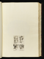 Vier Profilköpfe: Plato, Nicias, Pallas Athene und Alexander der Große