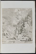 Der Hl. Rochus betet während einer Pestepidemie