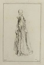 Junge Frau, nach links gewandt