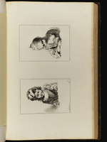 Oben: Büste eines Mädchens; unten: Halbfigur eines lächelnden Kindes