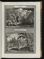 Gen 28,12-15: Jakob schaut die Himmelsleiter. Gen 29,1-10: Jakob wälzt den Stein vom Loch des Brunnens und küsst Rahel