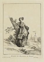 Frau aus dem Königreich Nepal