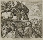 Moses empfängt die Gesetztestafeln