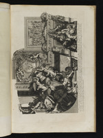 Ecke der Decke der Gesandtentreppe mit dem Bug eines Schiffes und Asien