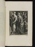 Moses schlägt Wasser aus einem Stein