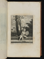 Putto mit einem Tamburin