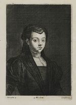 Junge Frau in Schwarz