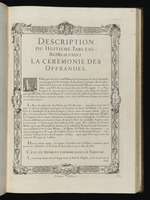 Beschreibung des achten Bildes mit der Opfergaben-Zeremonie, Seite 1